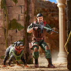 G.I. Joe Classified Series Mutt & Junkyard, Collectible 6-Inch Action Figure & Pet with 16 Accessories