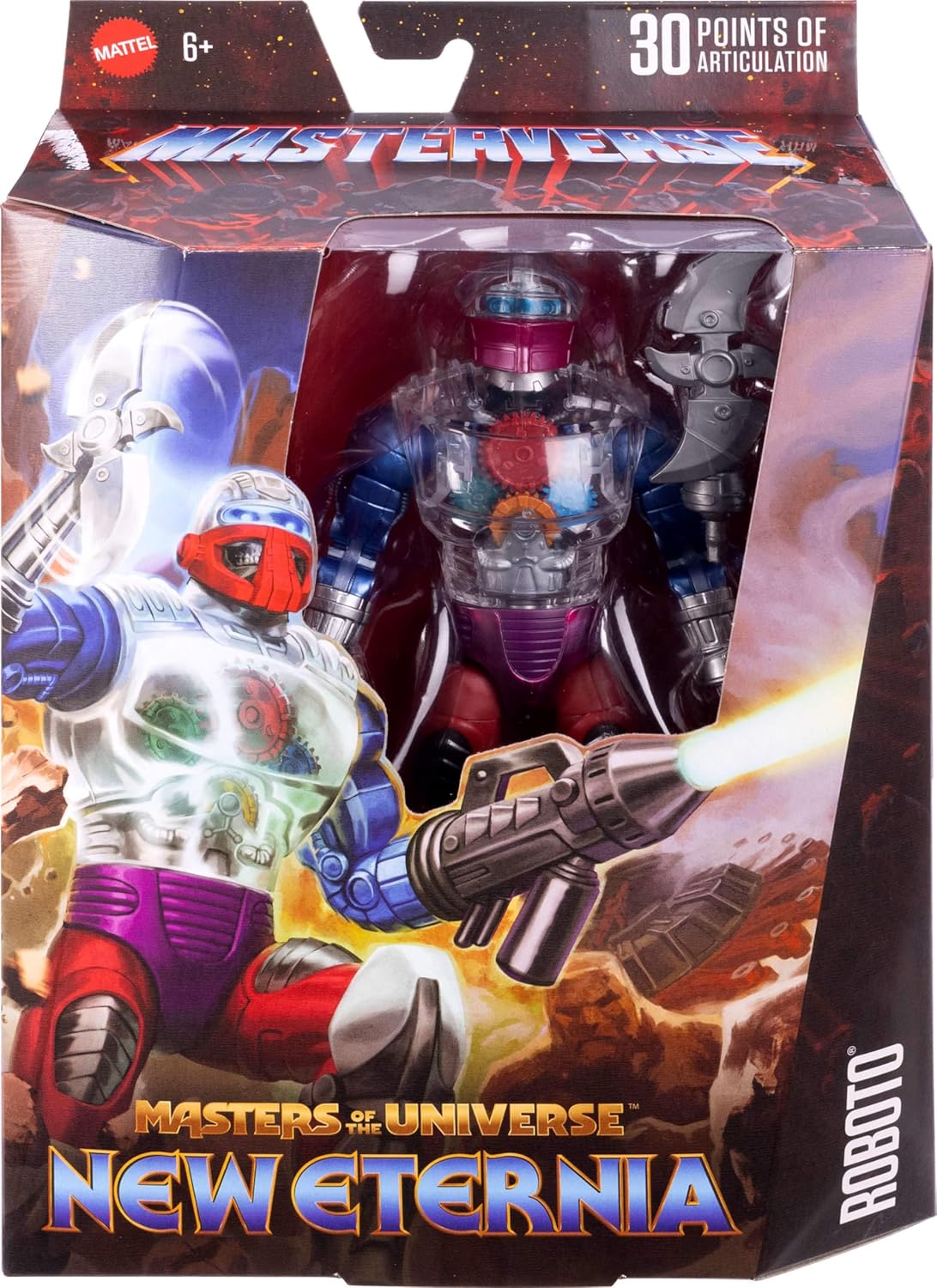 [Pre-Order] Masters of the Universe Masterverse New Eternia, Roboto Action Figure & Accessories Set