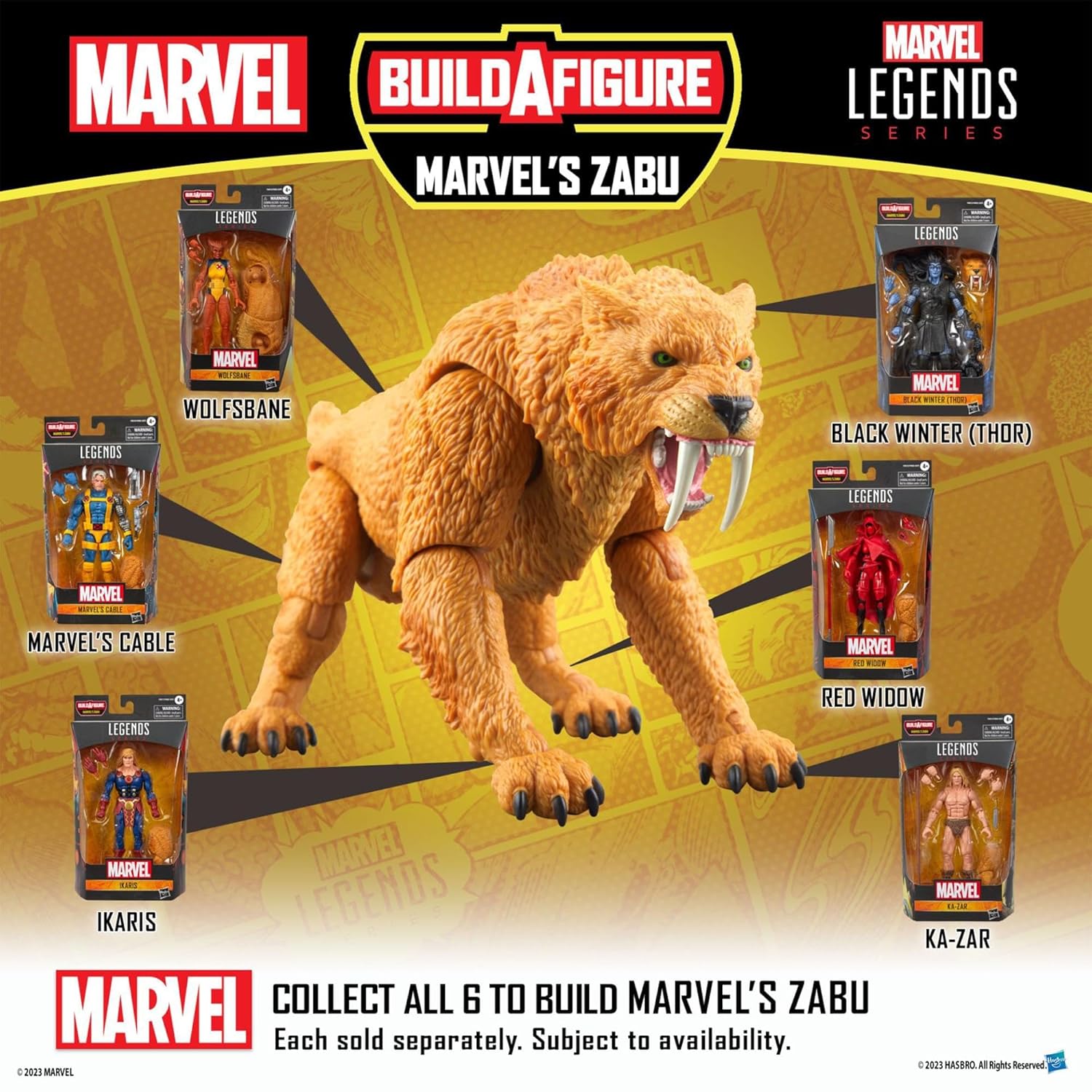 Marvel Legends Series Ka-Zar, Comics Action Figure with Build-A-Figure Part