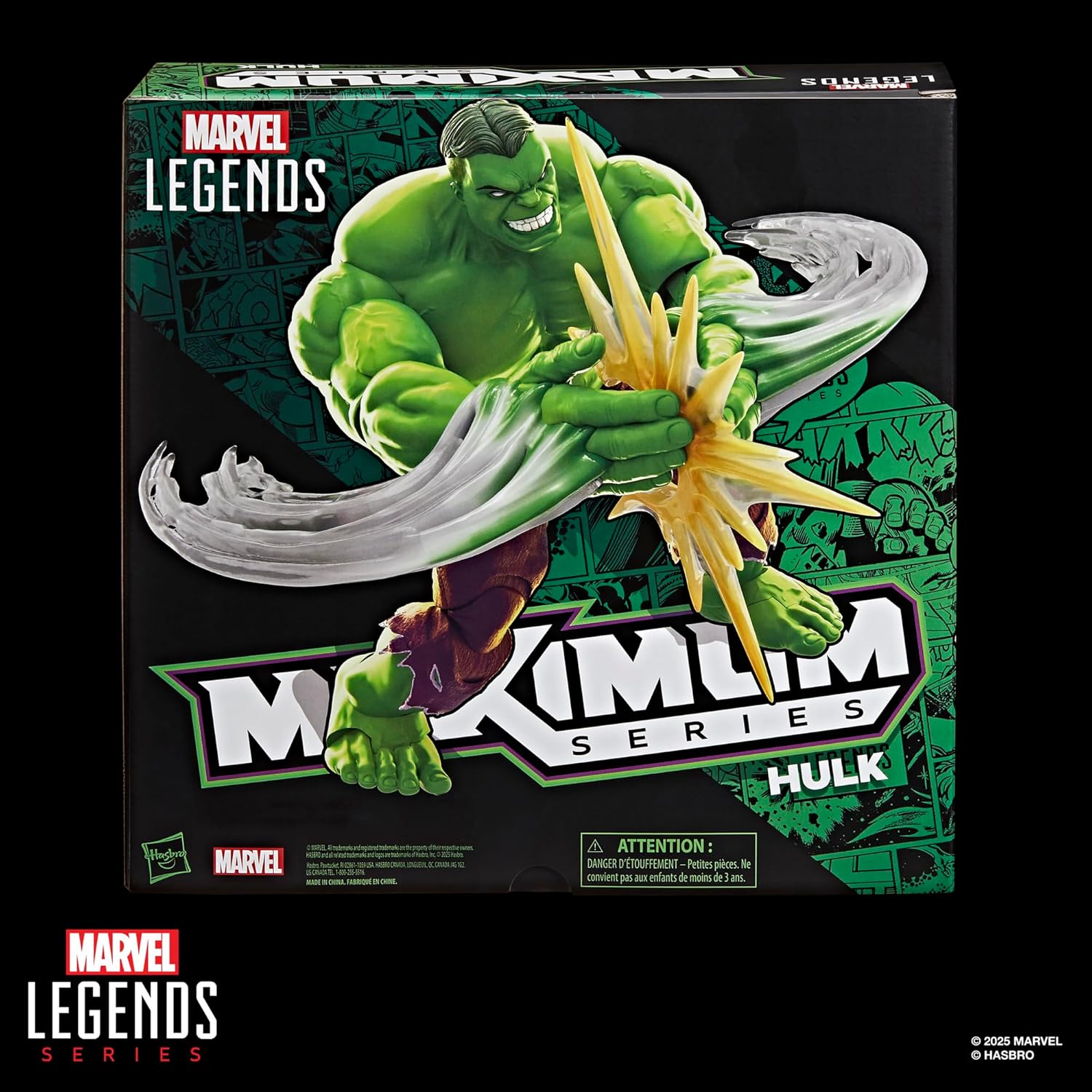[Pre-Order] Marvel Legends Maximum Series Hulk, Collectible 6-Inch Scale Action Figure with Incredible Articulation and Smashing Accessories