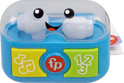 Fisher-Price Baby & Toddler Toy Laugh & Learn Play Along Ear Buds with Music Lights & Fine Motor Activities for Infants Ages 6+ Months