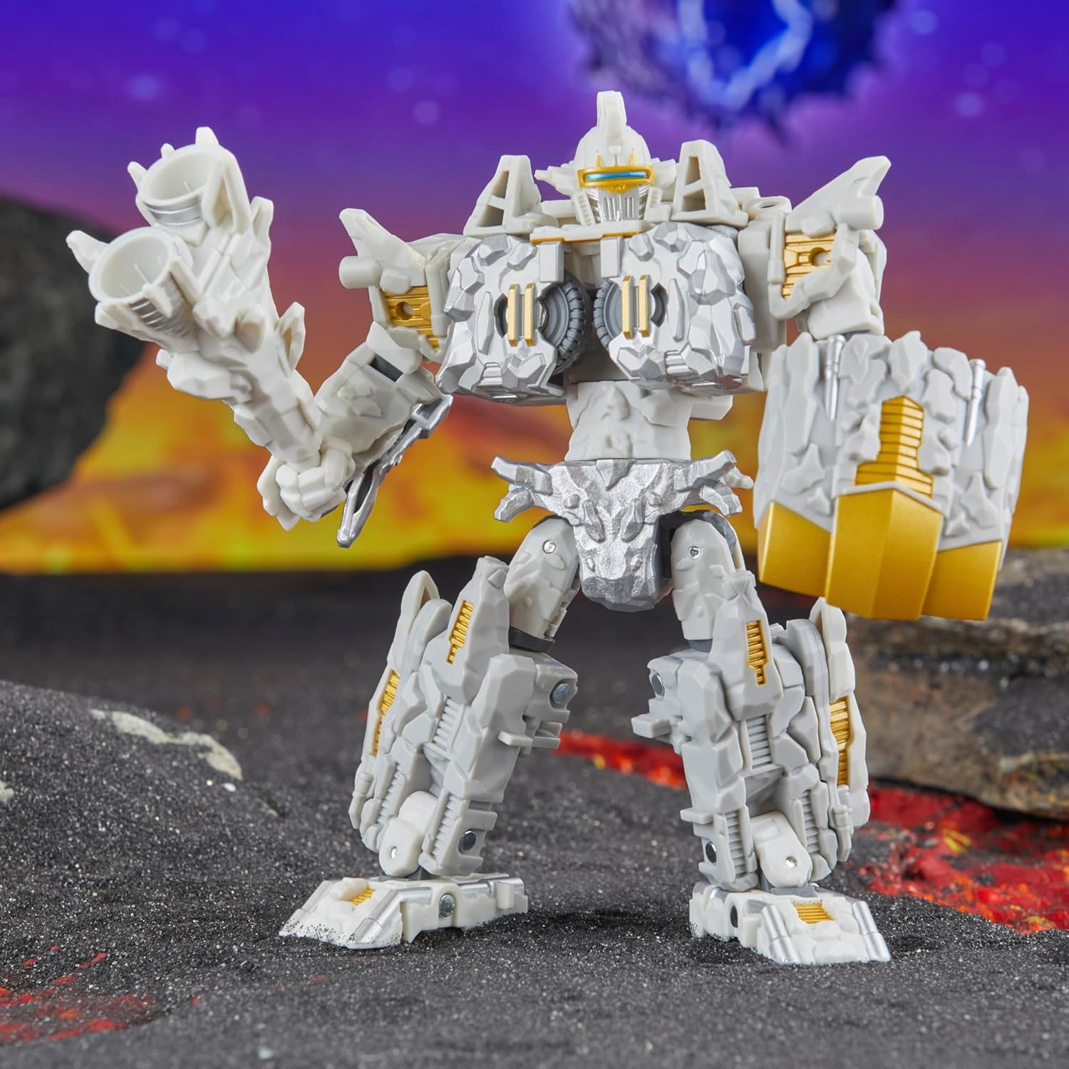 Transformers Legacy United Deluxe Class Infernac Universe Nucleous, 5.5-inch Converting Action Figure