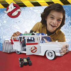 Ghostbusters 2021 Movie Ecto-1 Playset with Accessories for Kids Ages 4 and Up New Car Great Gift for Kids,Collectors,and Fans