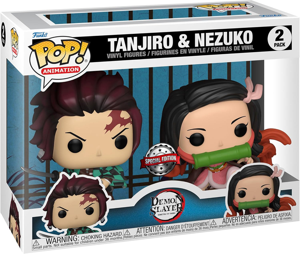 Funko Pop! Animation: Tanjiro & Nezuko 2 Pack