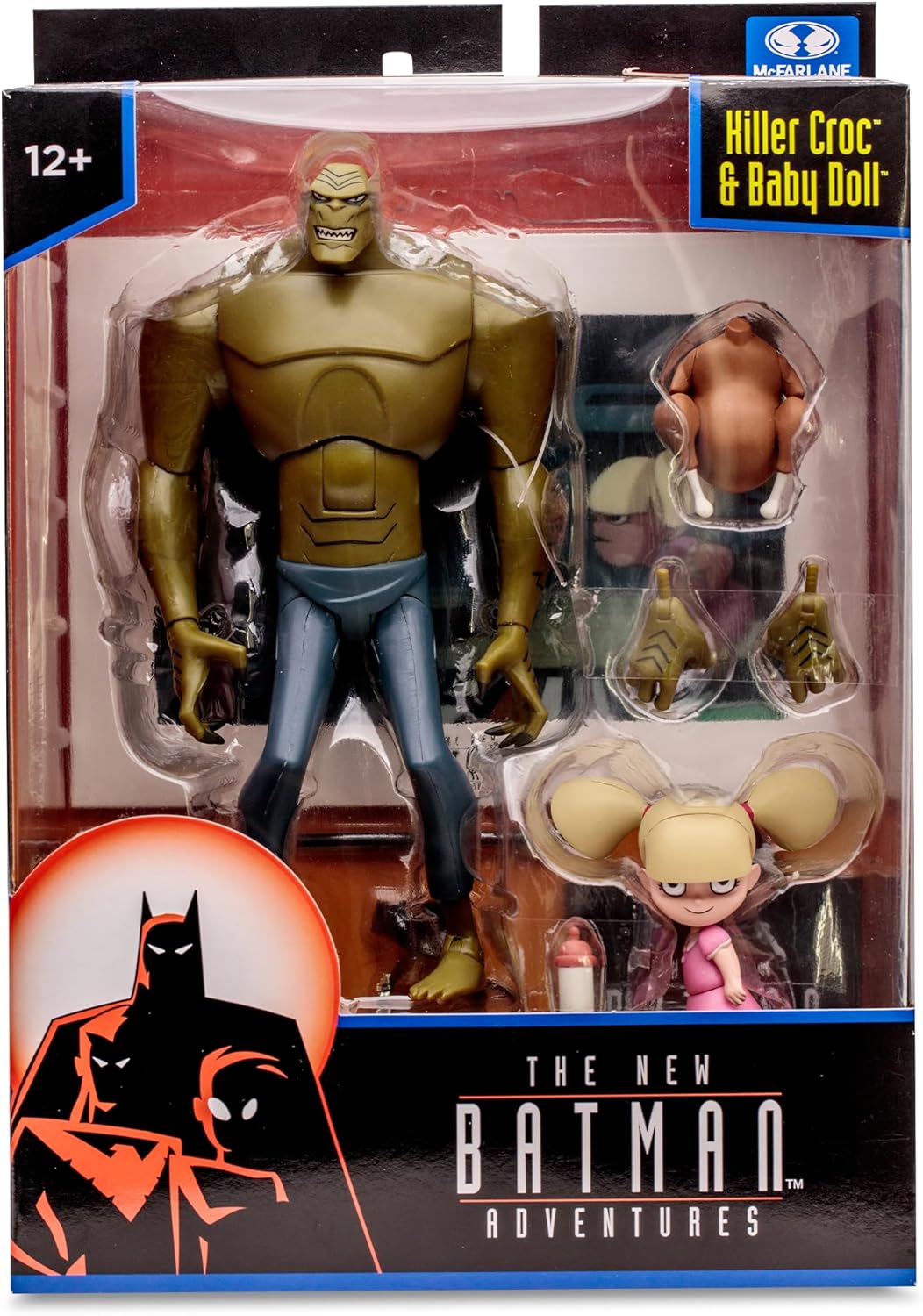 McFarlane Toys - The New Batman Adventures Killer Croc & Baby Doll