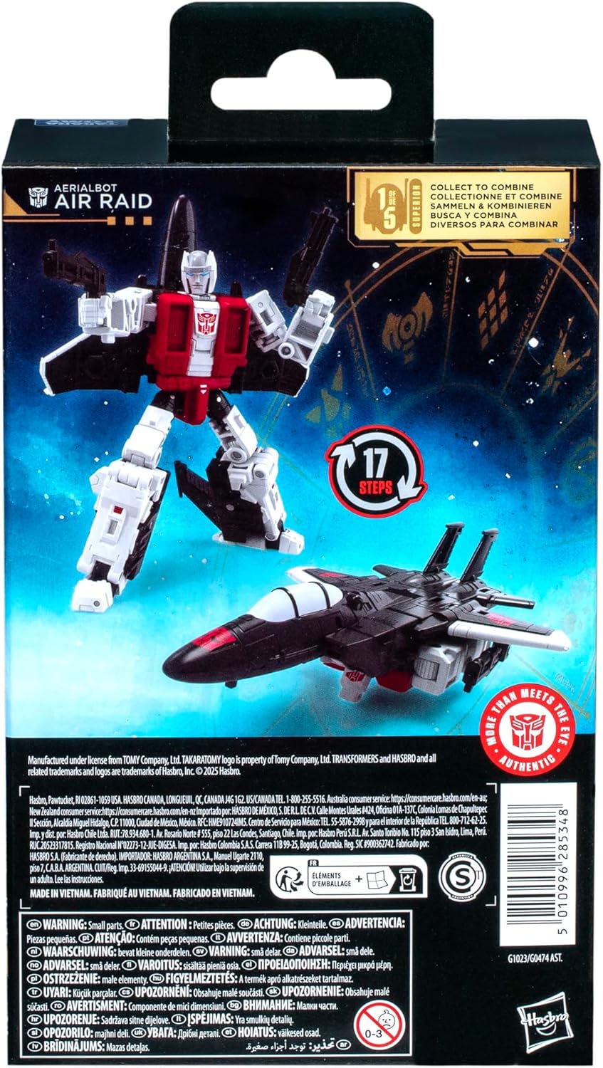 Transformers Age of The Primes Deluxe Class Aerialbot Air Raid, 5.5-inch Converting Action Figure