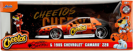 Jada Toys - 1985 Chevy Camaro Z28 Die-Cast Car & Chester Cheetah Figure