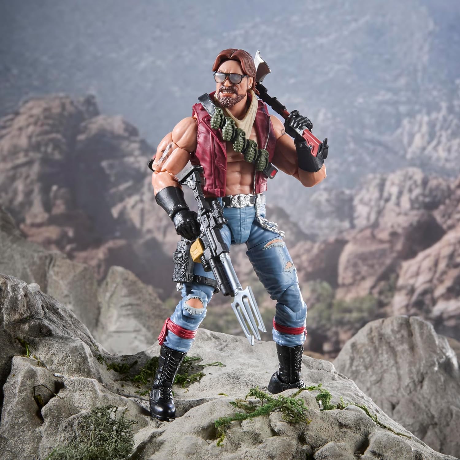 [Pre-Order] G.I. Joe Classified Series Dreadnok Monkeywrench, Collectible 6 Inch Action Figure with 10 Accessories