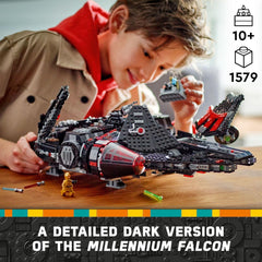 LEGO Star Wars The Dark Falcon Buildable Starship Millenium Falcon Toy with 6 Minifigures