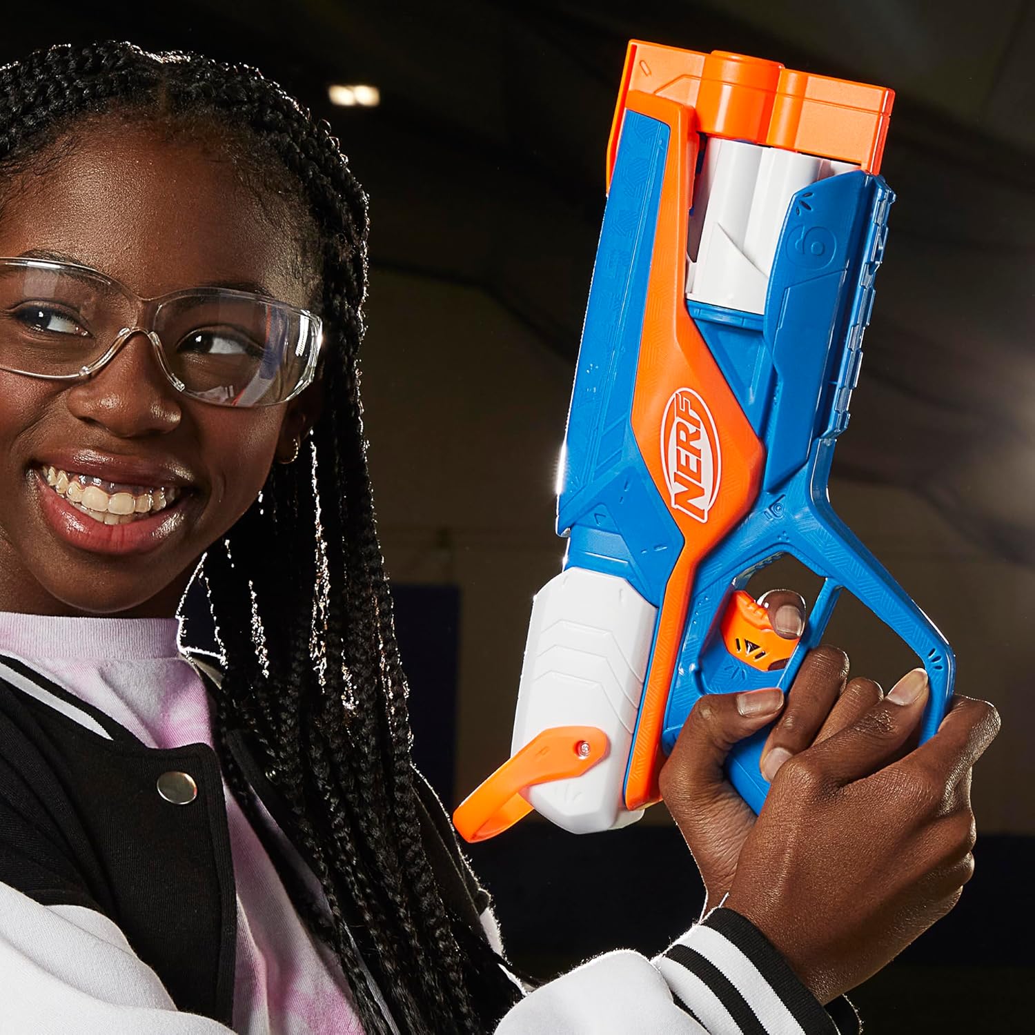 Nerf N Series Agility Blaster, 12 N1 Darts Compatible Only N Series Blasters
