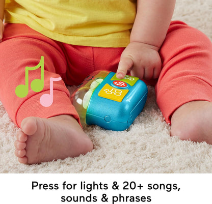 Fisher-Price Baby & Toddler Toy Laugh & Learn Play Along Ear Buds with Music Lights & Fine Motor Activities for Infants Ages 6+ Months