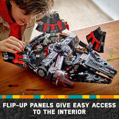 LEGO Star Wars The Dark Falcon Buildable Starship Millenium Falcon Toy with 6 Minifigures