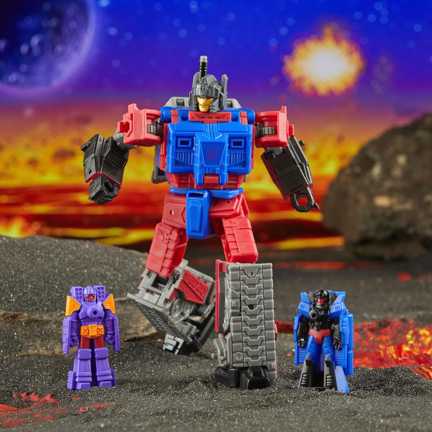 Transformers Legacy United Deluxe Class G1 Universe Quake, 5.5-inch Converting Action Figure