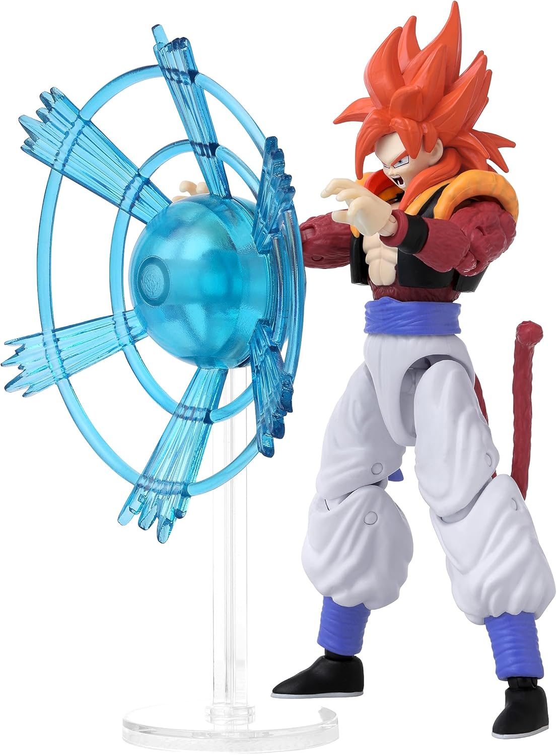 Dragon Ball Super - Super Saiyan 4 Gogeta, Bandai Namco Dragon Stars Power Up Pack Action Figure & Accessory Set