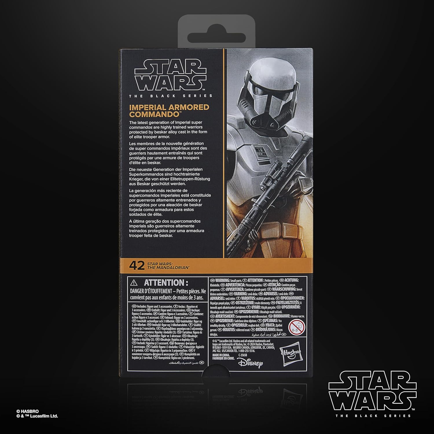Star Wars The Black Series Imperial Armored Commando, The Mandalorian Collectible Action Figure