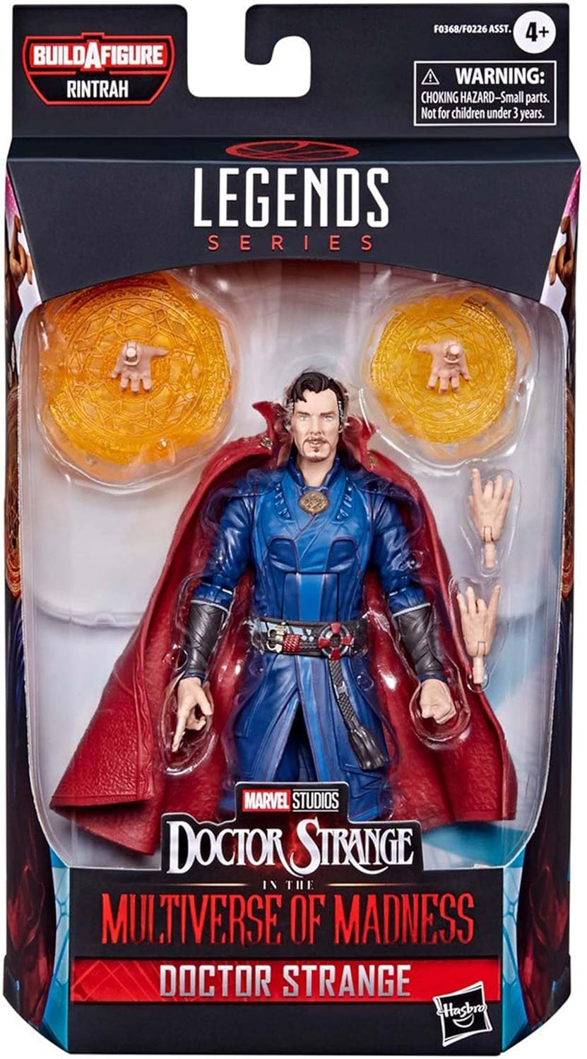 Marvel Legends Series Doctor Strange in The Multiverse of Madness 6-inch Collectible Doctor Strange Cinematic Universe Action Figure Toy,4 Accessories