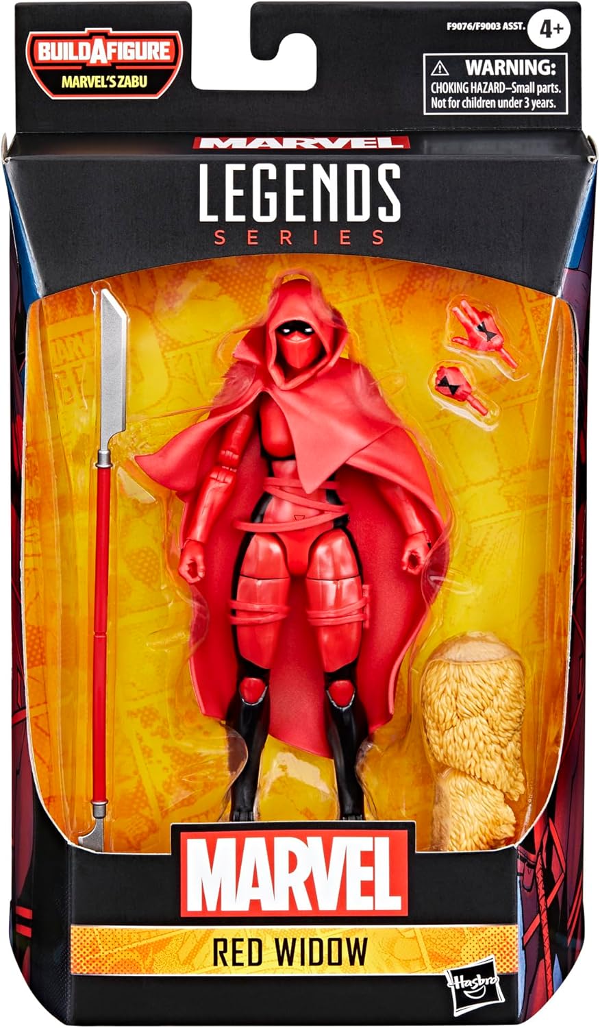 Marvel Legends Series Red Widow, Comics Collectible 6-Inch Action Figure with Build-A-Figure Part