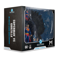 [Pre-Order] McFarlane Toys - DC Multiverse Superman vs. Godzilla Megafig Justice League vs. Godzilla vs. Kong Action Figure 2-Pack