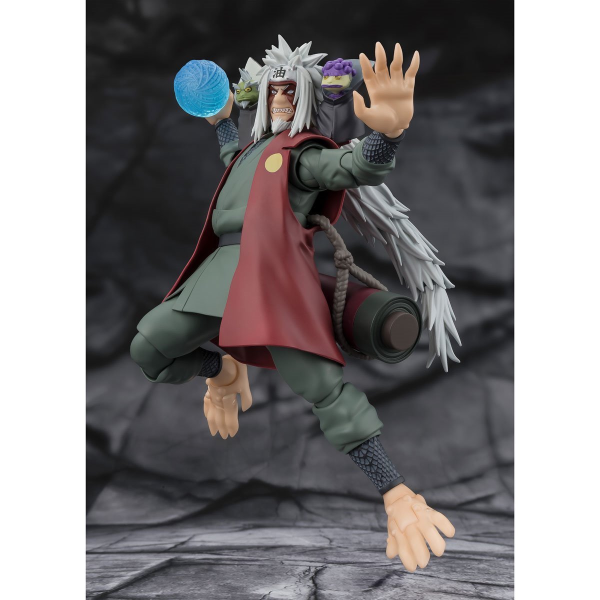 TAMASHII NATIONS - Naruto Jiraiya Hidden Leaf Heroic Master Sage Mode Set S.H.Figuarts Action Figure