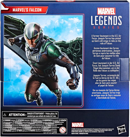 Marvel Legends Series Falcon, Captain America: Brave New World Collectible Deluxe 6 Inch Action Figure