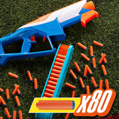 Nerf N Series Infinite Dart Blaster, 80 Nerf N1 Darts Compatible Only with Nerf N Series Blasters, 40 Dart Fast Load Battle Belt