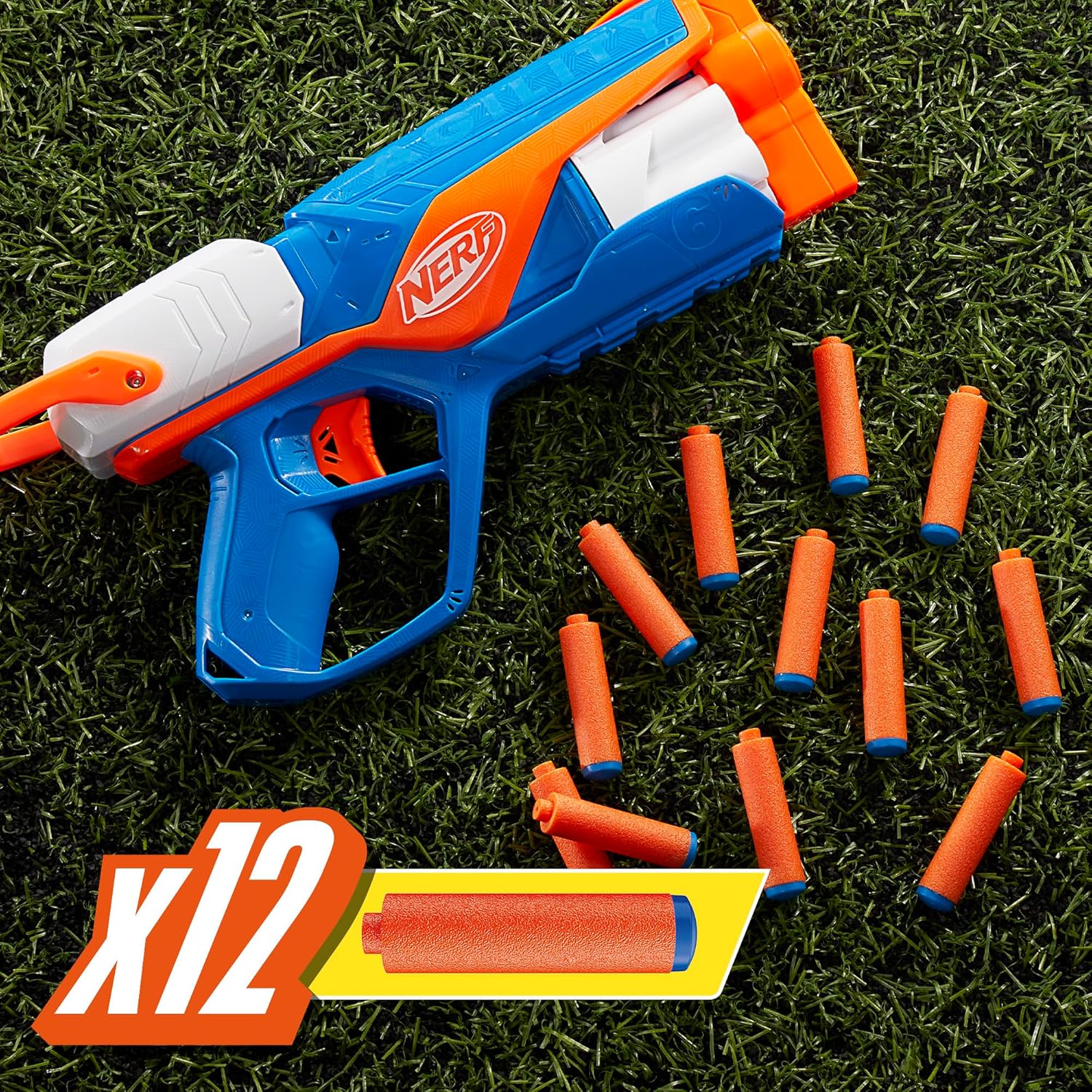 Nerf N Series Agility Blaster, 12 N1 Darts Compatible Only N Series Blasters
