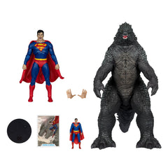 [Pre-Order] McFarlane Toys - DC Multiverse Superman vs. Godzilla Megafig Justice League vs. Godzilla vs. Kong Action Figure 2-Pack