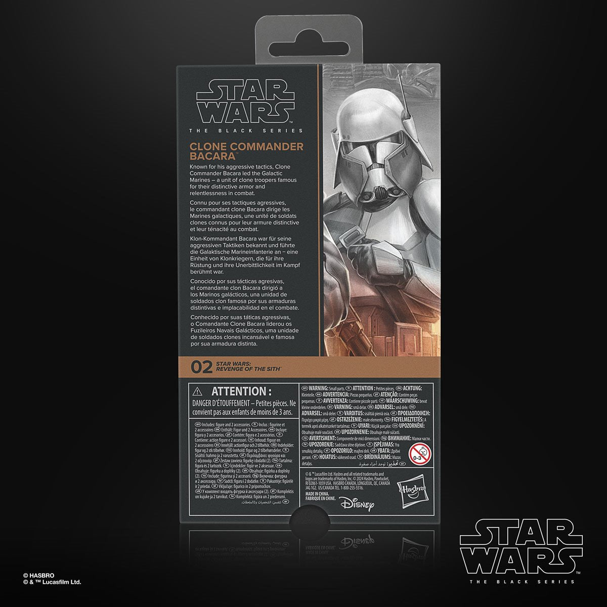 Star Wars The Black Series Clone Commander Bacara Acton Figure
