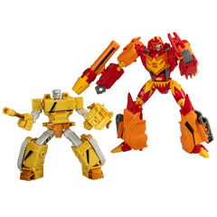 Transformers Generations 40th Anniversary Comic Edition Autobot Flame & Emirate Xaaron Action Figures