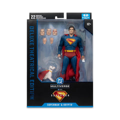 McFarlane Toys - DC Multiverse Theatrical Deluxe Superman Movie: Superman and Krypto 7-Inch Scale Action Figure