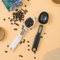 Digital Measuring Spoon Scale - Precision Kitchen Accessories Tool Perfect for Cooking & Baking Holds Upto 500g