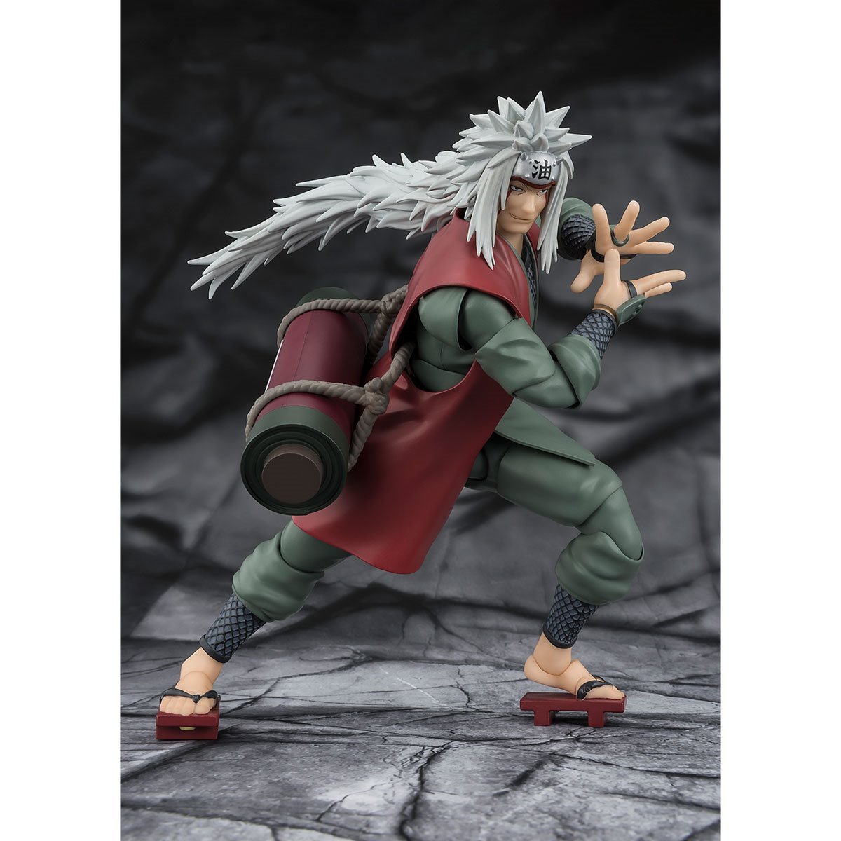 TAMASHII NATIONS - Naruto Jiraiya Hidden Leaf Heroic Master Sage Mode Set S.H.Figuarts Action Figure