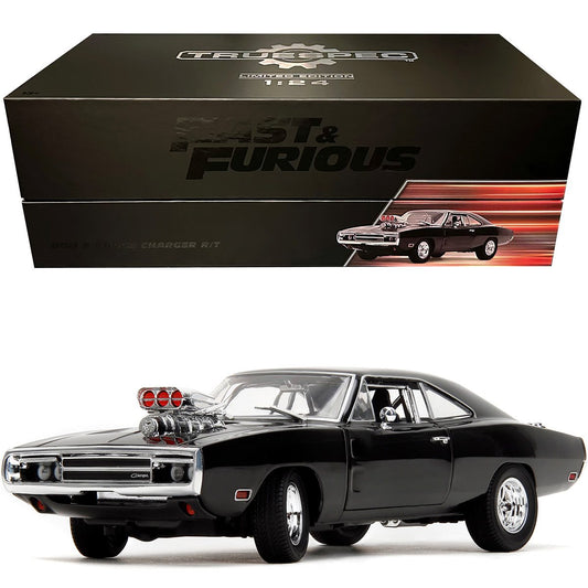 Jada Toys - Fast and the Furious TrueSpec Dom's 1970 Dodge Charger R/T 1:24 Scale Die-Cast Vehicle